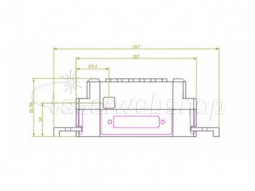 1W Red + 1.5W Blue